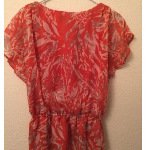 CoupDeChance Floral Pattern S/S peasant top Sz 38 - Picture 2 of 5